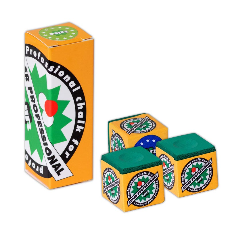 Longoni 3 pcs of Longoni NIR Super Professional Pool cue Billiard Chalk - Green - Image 4